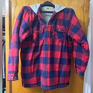 Rugged Wear checkered jacket - medium weight - Large 14-16